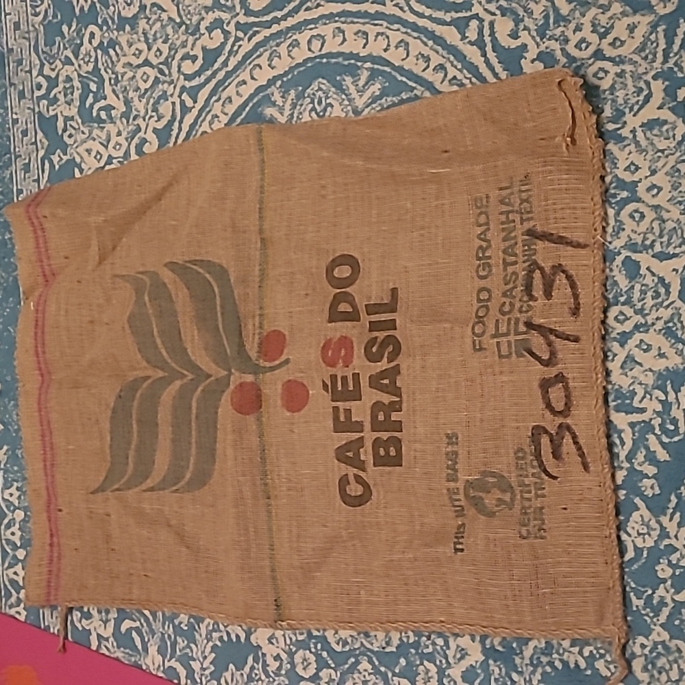 Burlap Coffee Sack - Natural Brown